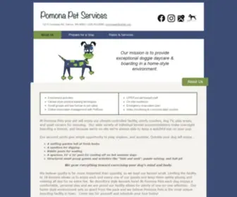 Pomonapetservices.com(About Us) Screenshot