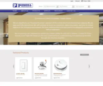 Pomonawholesale.com(Pomona Wholesale Electric) Screenshot