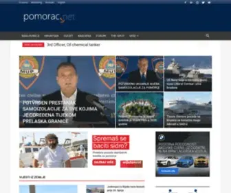 Pomorac.net(Naslovnica) Screenshot