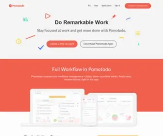 Pomotodo.com(A Time Management App for the Creators) Screenshot
