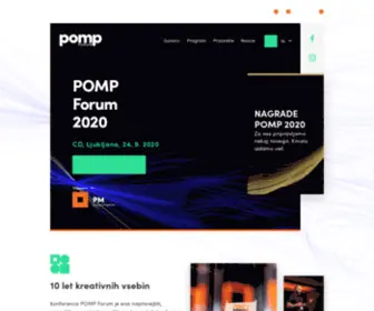 Pomp-Forum.si(POMP Forum 2014) Screenshot