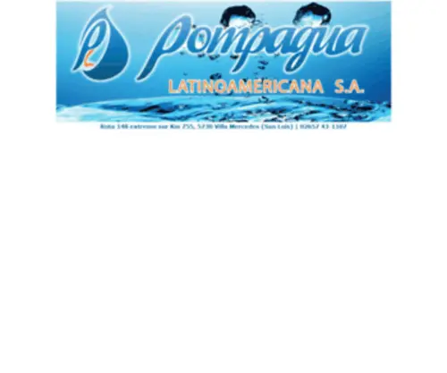 Pompagualatinoamericana.com(Pompagua Latinoamericana S.A) Screenshot