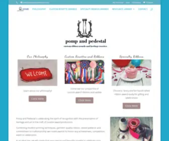 Pompandpedestal.com(Pomp and Pedestal) Screenshot