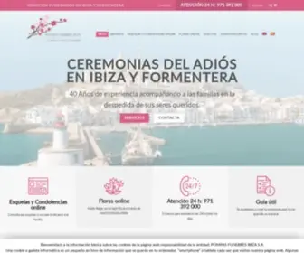 Pompasfunebresibiza.es(POMPAS FÚNEBRES IBIZA) Screenshot
