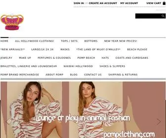 Pompclothing.com(POMP Boutique Clothing) Screenshot