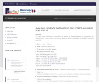 Pompe-A-Chaleur.com(RGE pompe à chaleur devenir installateur RGE) Screenshot