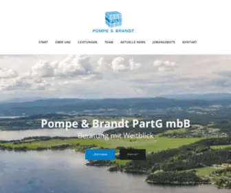 Pompe-Brandt.de(Pompe & Brandt PartG mbB) Screenshot