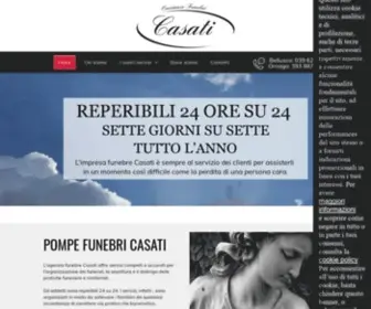 Pompefunebricasati.it(Pompe funebri) Screenshot