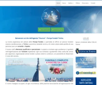 Pompefunebritorino.com(L'Aurora Onoranze Funebri Torino) Screenshot