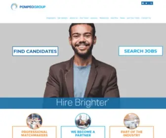 Pompeo.com(Pompeo Group Executive Recruiters) Screenshot