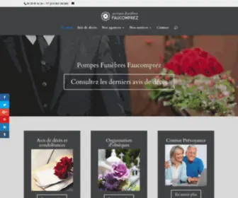 Pompes-Funebres-Faucomprez.com(Pompes Funèbres FAUCOMPREZ) Screenshot