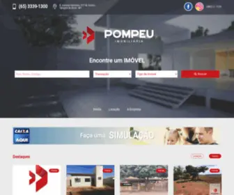 Pompeuimobiliaria.com.br(Pompeu Imobiliária. Encontre seu imóvel compra ou locação. Tangará da Serra) Screenshot