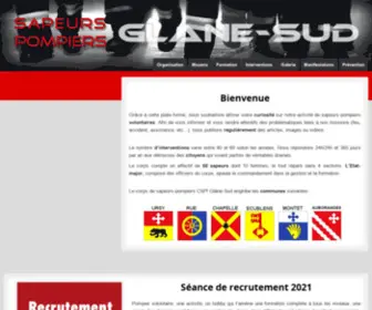 Pompiers-Glanesud.ch(Sapeurs-Pompiers) Screenshot