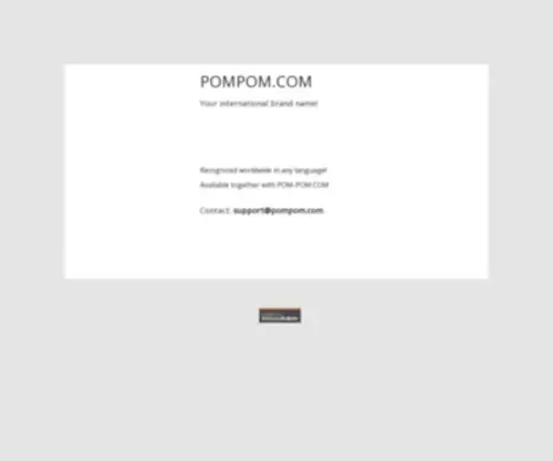 PomPom.com(Home Page) Screenshot