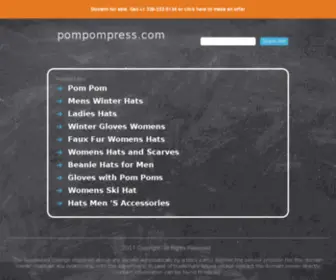 Pompompress.com(Forsale Lander) Screenshot