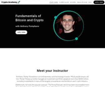 Pompscryptocourse.com(Crypto Academy) Screenshot