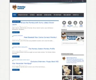 Pomskycentral.com(Pomsky Central) Screenshot