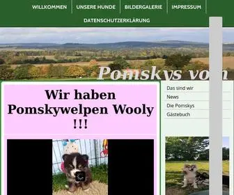 Pomskys-Vom-Fichtelhof.de(Pomskys vom Fichtelhof) Screenshot