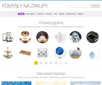 Pomyslynazakupy.pl(Pomysły na zakupy) Screenshot