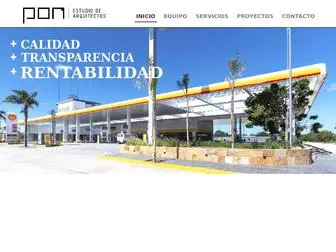 Pon-Arquitectos.com(Estudio de Arquitectos) Screenshot