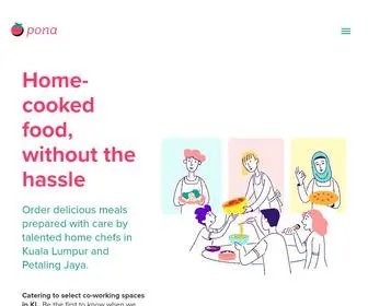 Pona.app(Home-cooked food, without the hassle) Screenshot