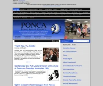 Poncaschool.org(Ponca Public Schools) Screenshot