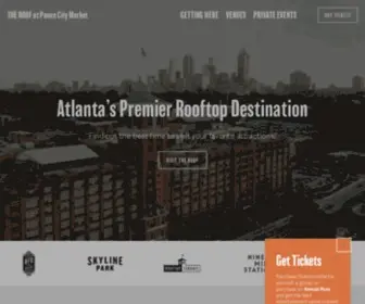 Poncecityroof.com(THE ROOF at PONCE CITY MARKET) Screenshot