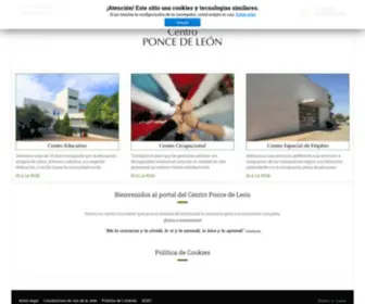 Ponceleon.org(Centro Educativo Ponce de Le) Screenshot