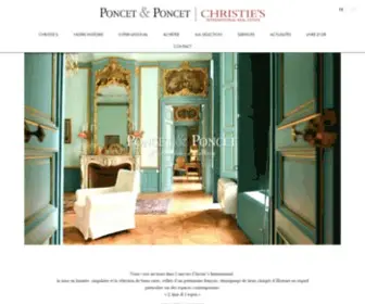 Poncet-Poncet.com(CHRISTIE'S INTERNATIONAL REAL ESTATE I Occitanie) Screenshot