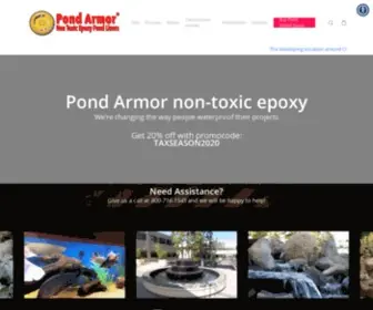 Pondarmor.com(Superior Pond Sealer by Pond Armor) Screenshot