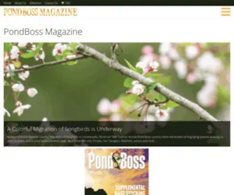 Pondboss.com(Pond Boss Magazine) Screenshot