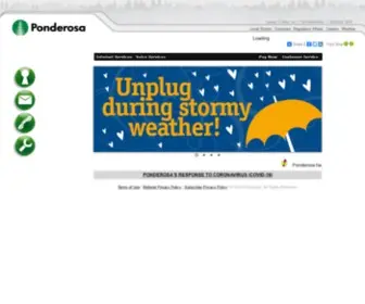 Ponderosatel.com(Ponderosa) Screenshot