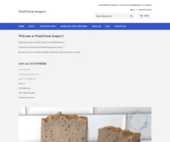 Pondfarm.net(Goat Milk Soap) Screenshot