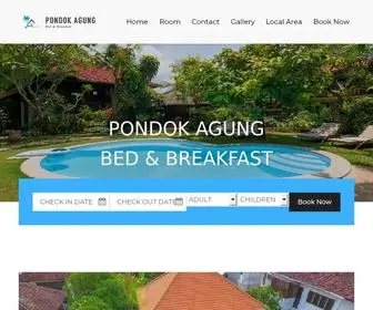 Pondokagung.com(Pondok Agung Bed & Breakfast) Screenshot