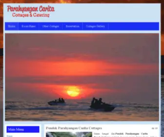 Pondokparahyangancarita.com(Parahyangan Carita) Screenshot