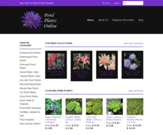 Pondplantsonline.com(Pond Plants Online) Screenshot