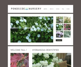 Pondsidenursery.com(Pondside Nursery) Screenshot