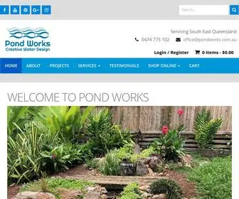 Pondworks.com.au(Pond Works) Screenshot