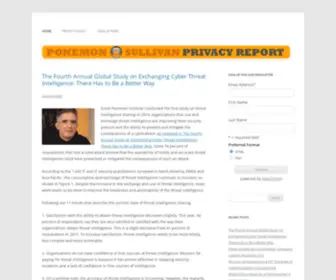 Ponemonsullivanreport.com(Ponemon-Sullivan Privacy Report) Screenshot