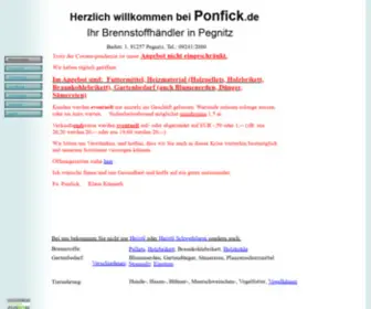 Ponfick.de(Heizöl) Screenshot