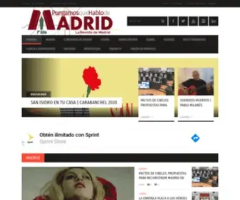 Pongamosquehablodemadrid.com(La Revista de Madrid) Screenshot