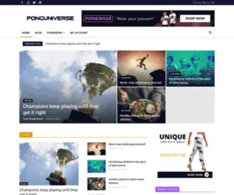 Ponguniverse.com(Ponguniverse) Screenshot