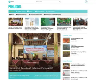 Ponjong.com(PONJONG Dari Desa Ponjong) Screenshot