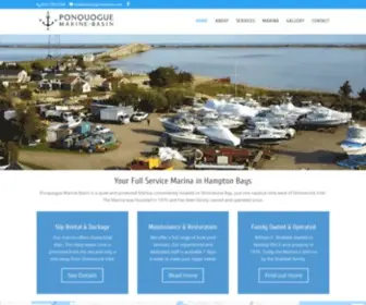 Ponquoguemarinebasin.com(Ponquogue Marine Basin) Screenshot