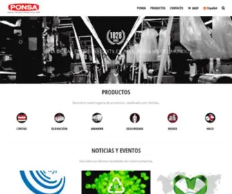 Ponsa.com(Industrias) Screenshot