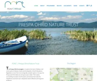 Pont.org(Prespa Ohrid Nature Trust) Screenshot