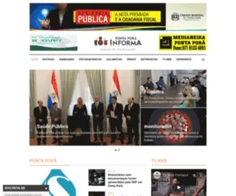 Pontaporainforma.com.br(Notícias de ponta porã) Screenshot