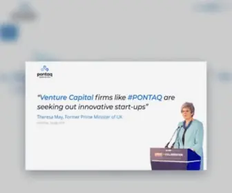 Pontaq.vc(UK India Venture Capital Fund) Screenshot