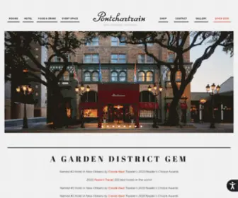 Pontchartrainhotel.com(The Pontchartrain Hotel) Screenshot