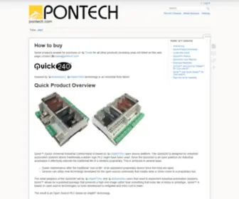 Pontech.com(Start) Screenshot